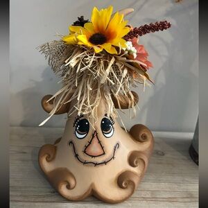 Scarecrow ceramic tree